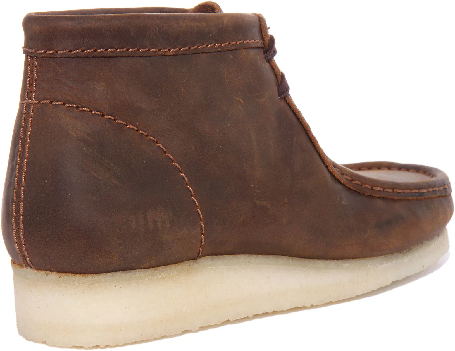 Clarks Originals Wallabee Botines de ante de 2 ojales para hombre en negro