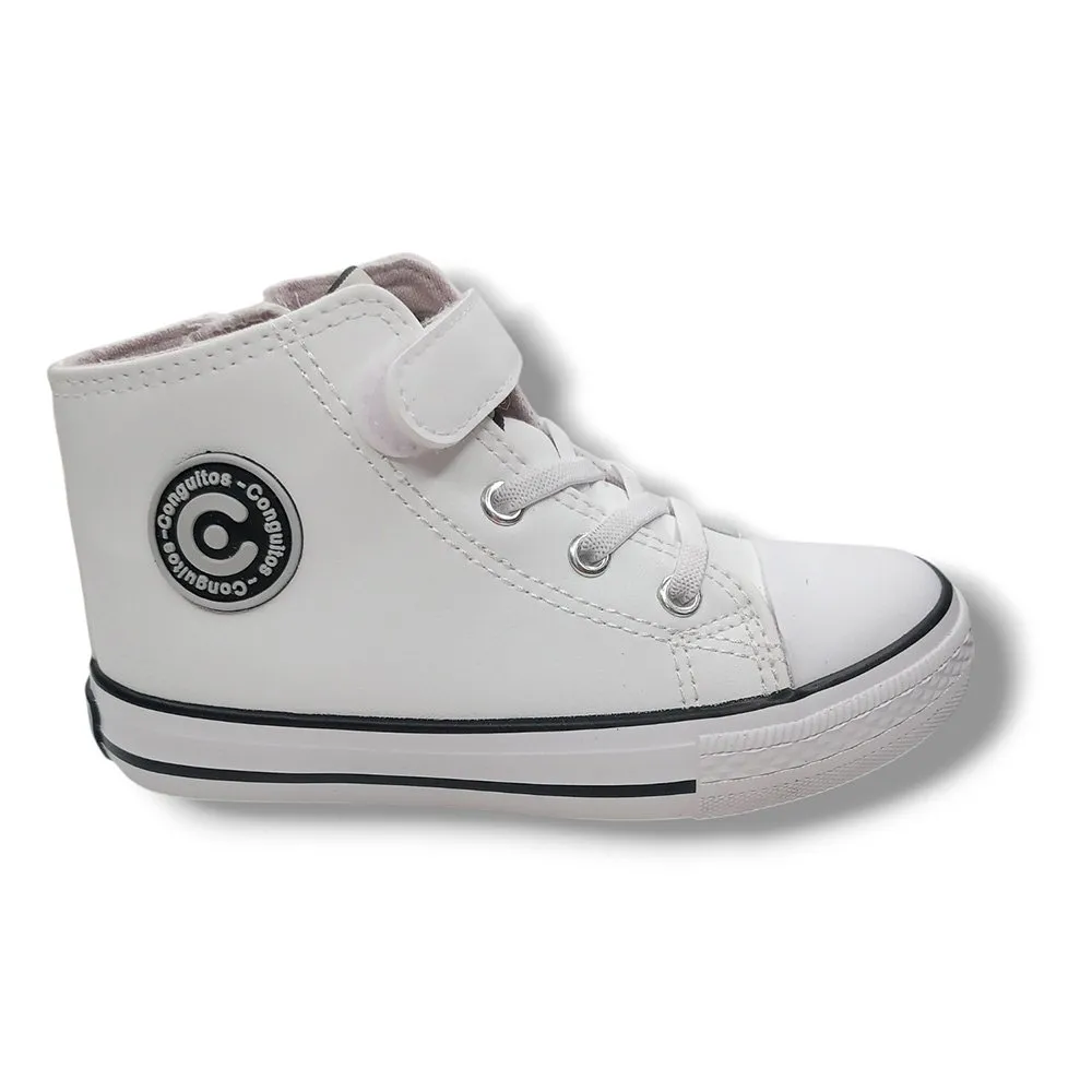 CONGUITOS BOTAS NIñO COSH283007WHIT BLANCO CORDONETS