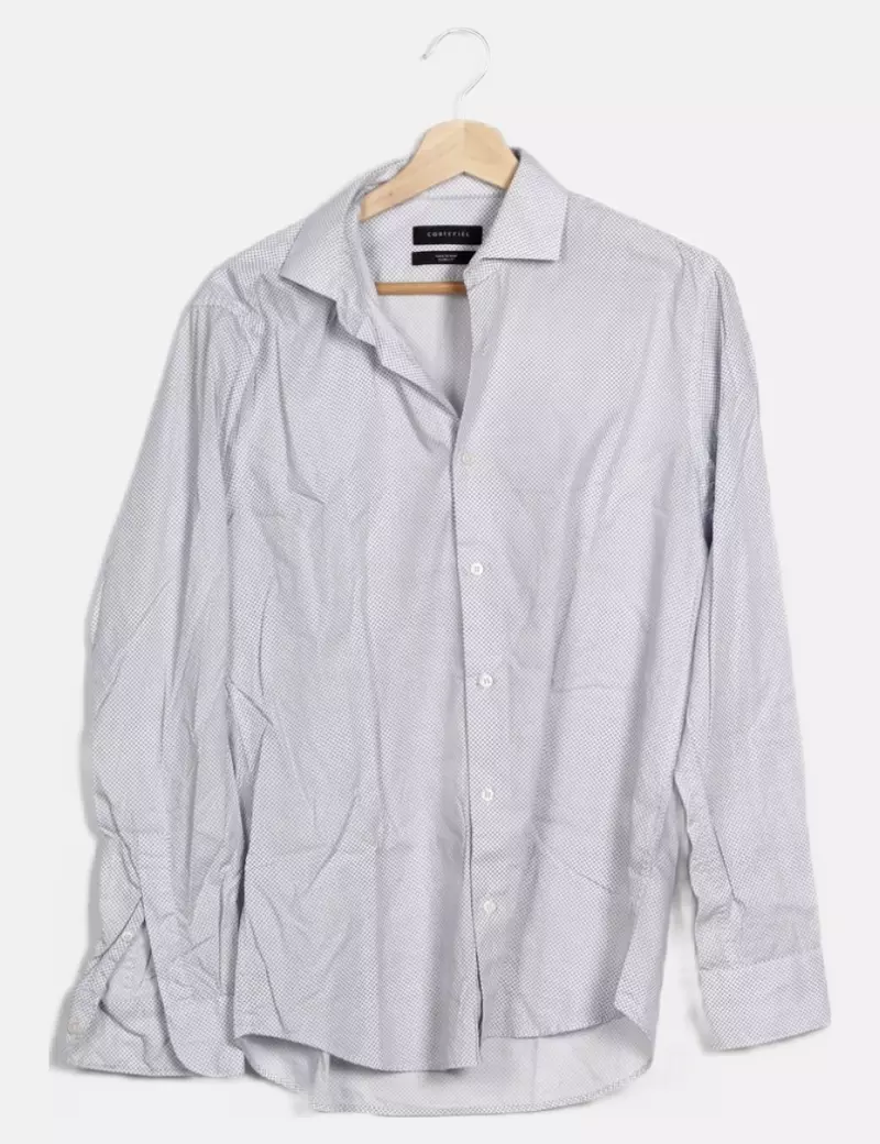 Cortefiel Camisa bicolor estampada