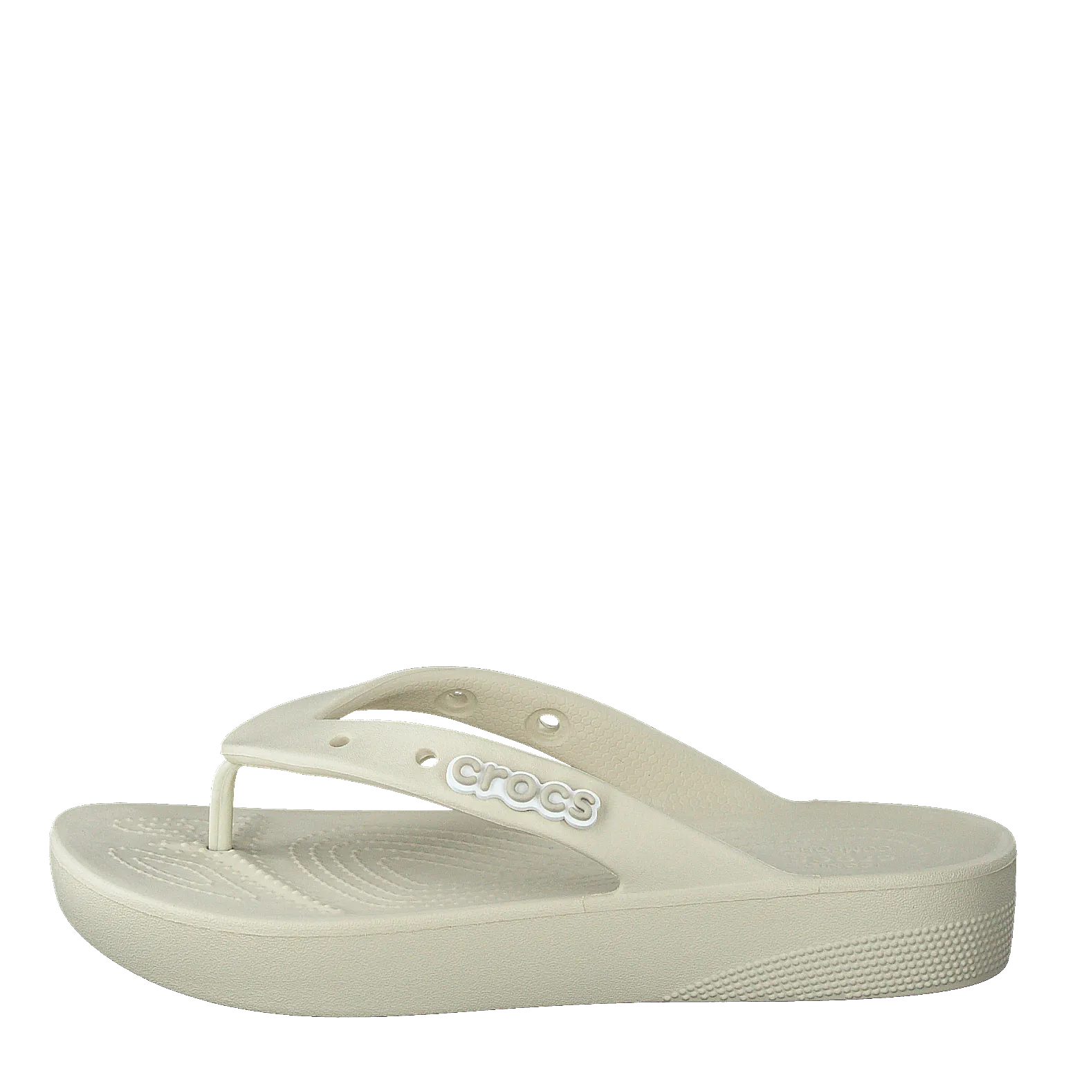 Crocs Classic Platform Flip W Bone