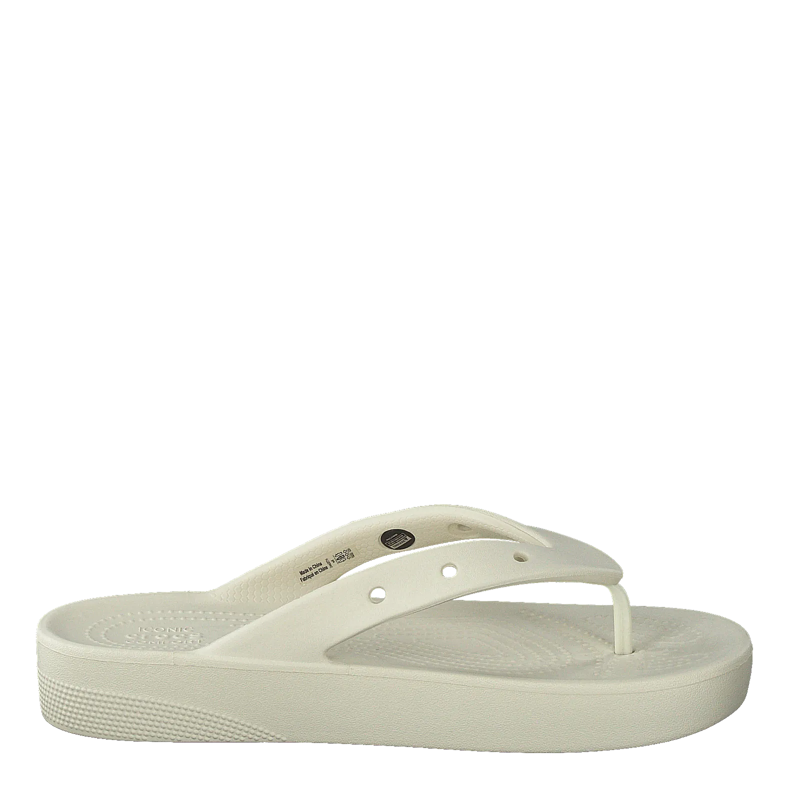 Crocs Classic Platform Flip W Bone