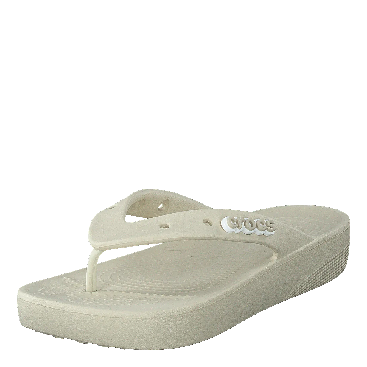 Crocs Classic Platform Flip W Bone