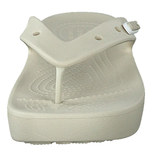 Crocs Classic Platform Flip W Bone