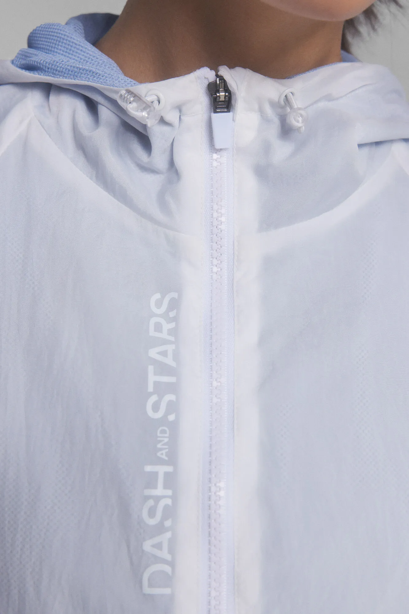 Dash and Stars Chaqueta tejido técnico ligero azul