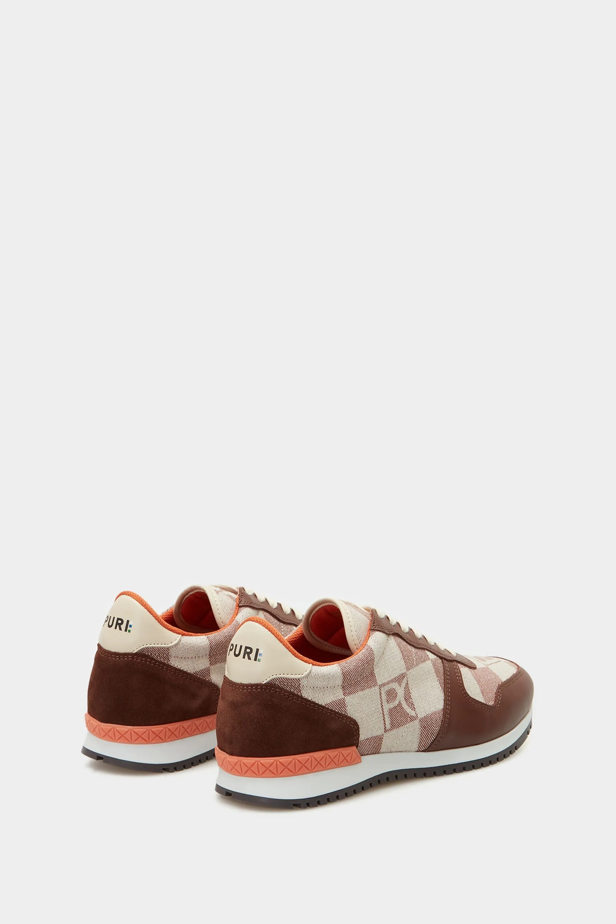 Deportiva piel y Lona Cubos Denim