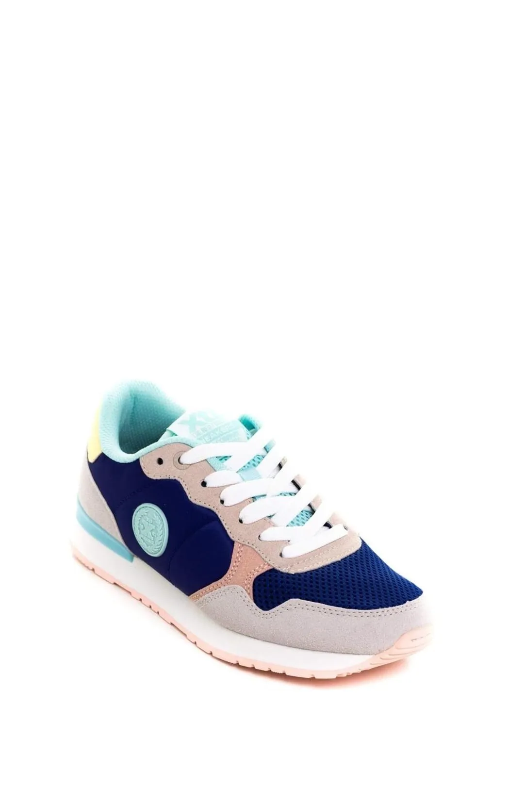 Deportivas combinadas mujer azul