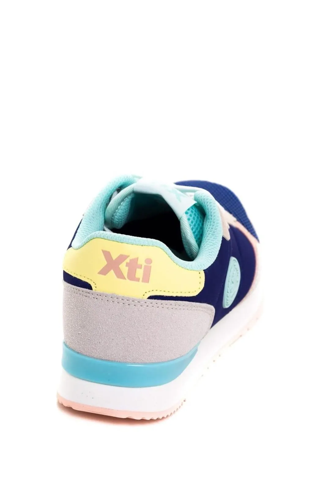 Deportivas combinadas mujer azul