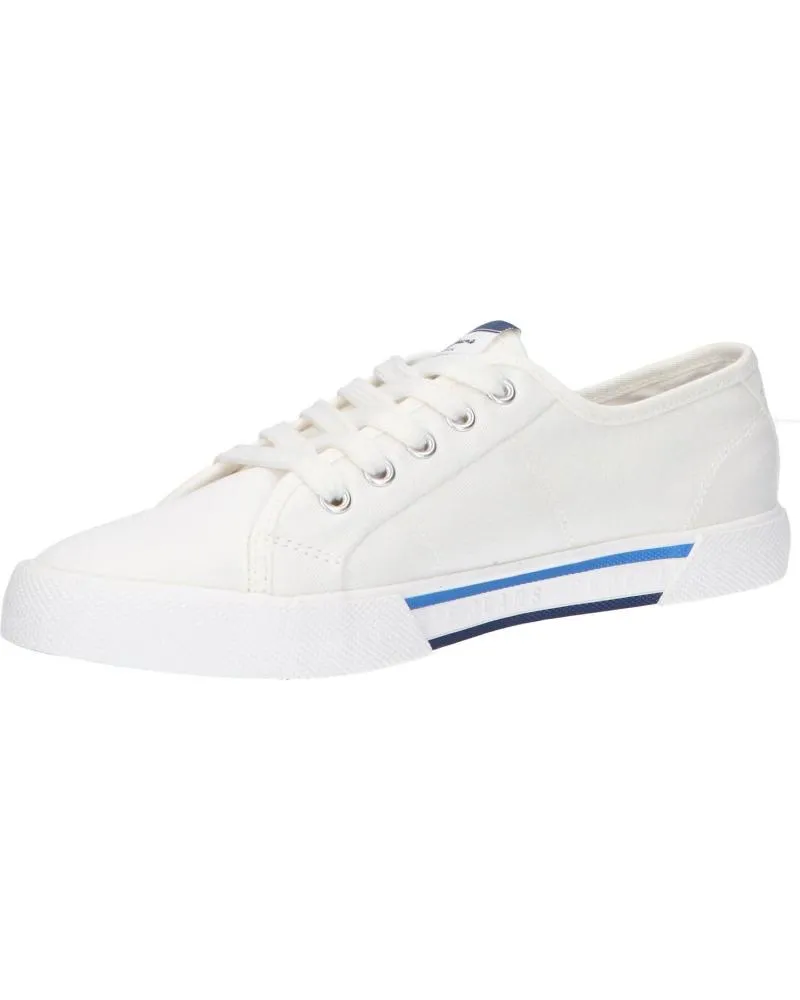 Deportivas de Mujer y Niña y Niño PEPE JEANS PBS30527 BRADY 800 WHITE