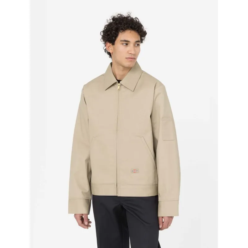 DICKIES LINED EISENHOWER JACKET REC KHAKI