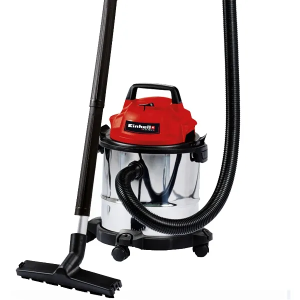 EINHELL  TCVC 1812 S  ASPIRADOR SECOHúMEDO, 1250 W, 180 MBAR, 12 L, TANQUE DE ACERO INOXIDABLE