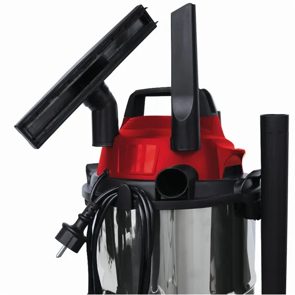 EINHELL  TCVC 1812 S  ASPIRADOR SECOHúMEDO, 1250 W, 180 MBAR, 12 L, TANQUE DE ACERO INOXIDABLE