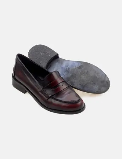 Emmshu Zapato plano morado