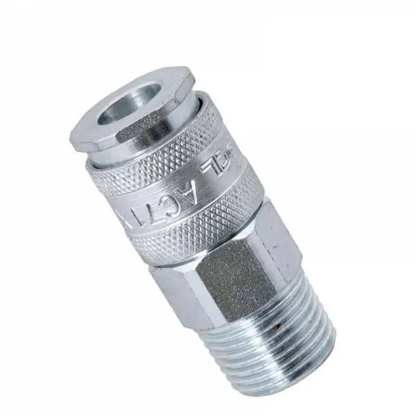Enchufe rápido neumatico con rosca macho 1/2" BSP