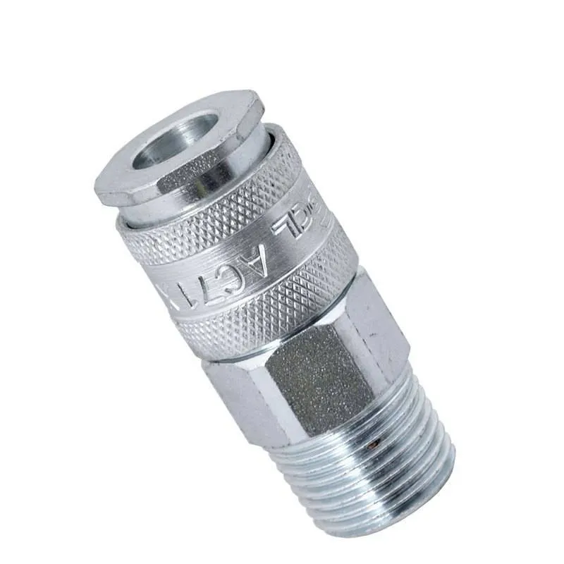 Enchufe rápido neumatico con rosca macho 1/2" BSP