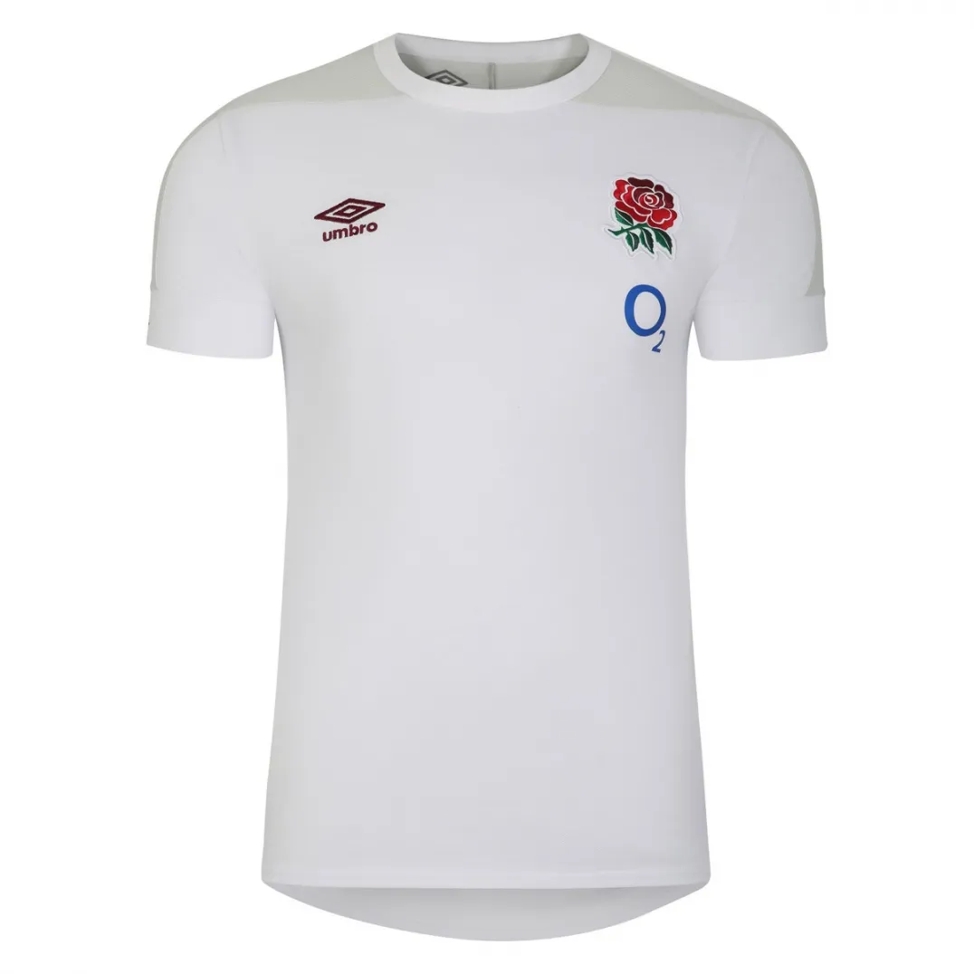 ENGLAND PRESENTATION TEE S/S (O2) BRILLIANT WHITE / FOGGY DEW