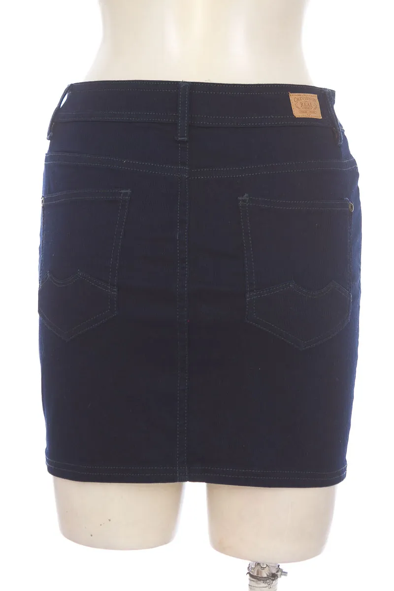 FALDA COLOR AZUL  CHEVIGNON