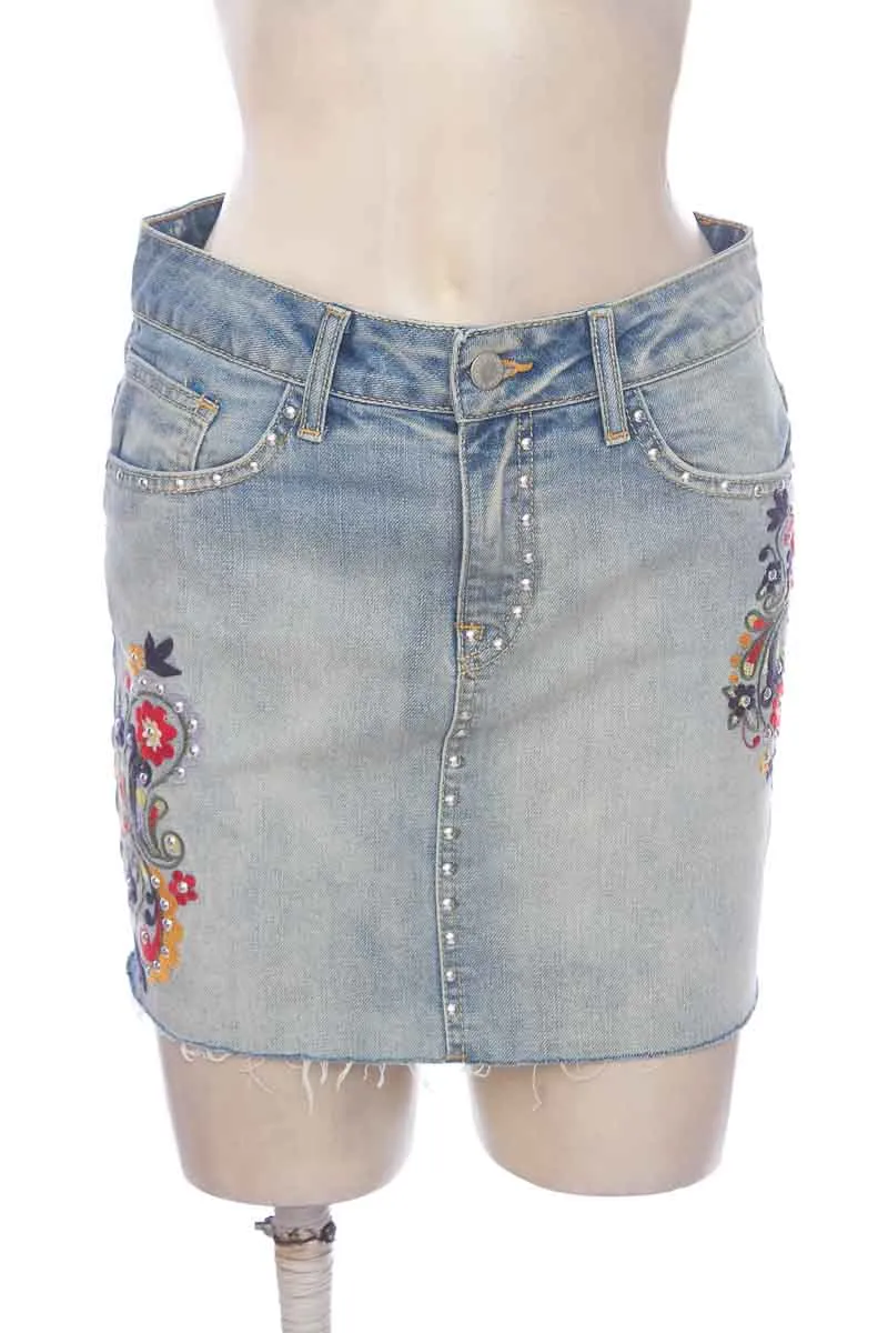 FALDA COLOR AZUL  KOAJ