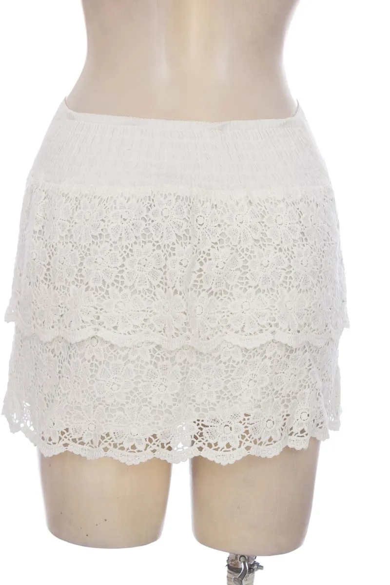 FALDA COLOR BLANCO  PRONTO