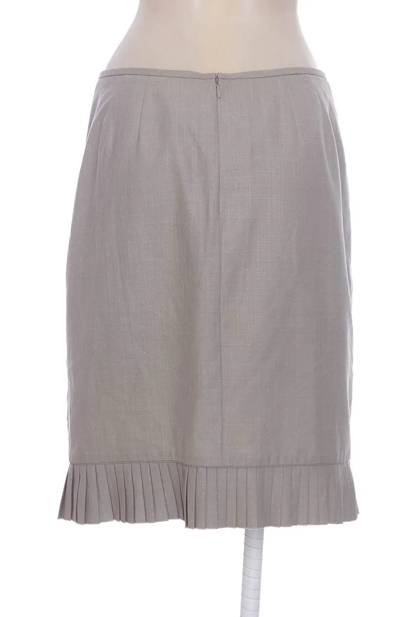 FALDA COLOR GRIS  KASPER