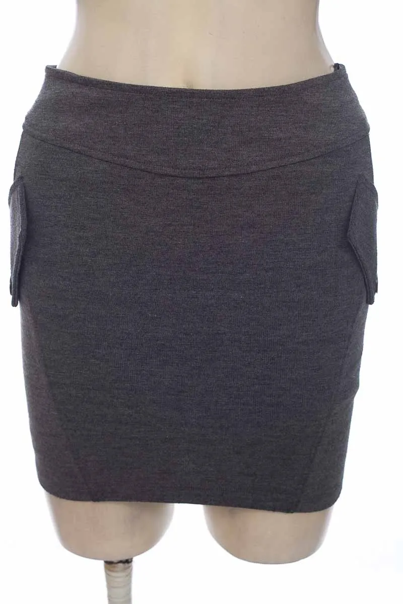 FALDA COLOR GRIS  MNG