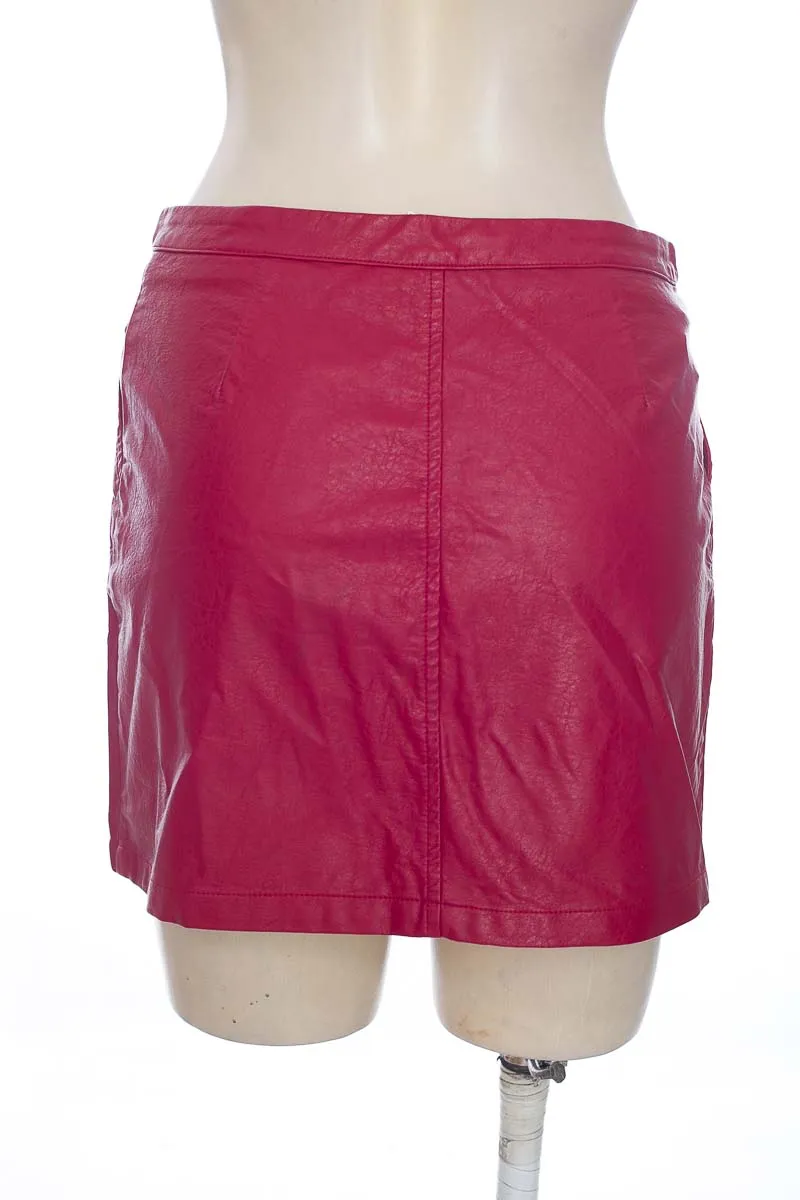 FALDA COLOR ROJO  COMME