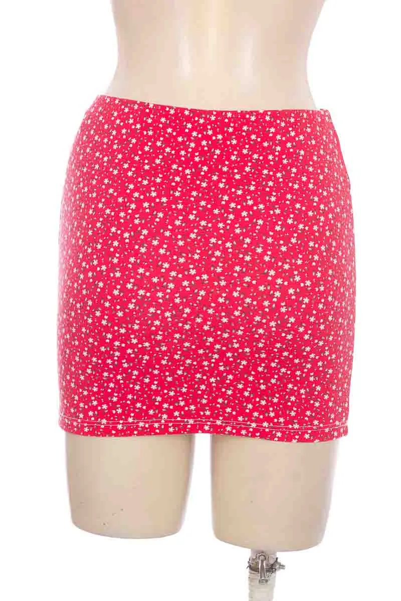 FALDA COLOR ROJO  LUá