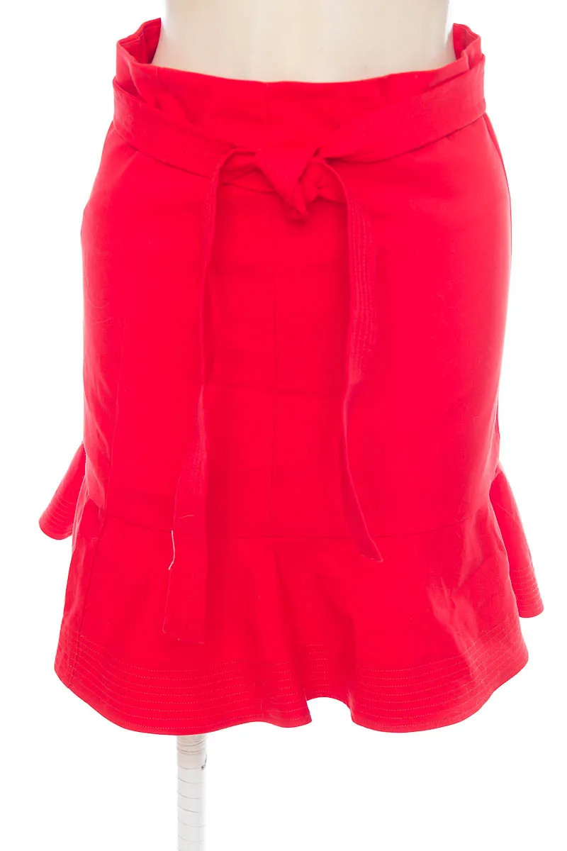 FALDA COLOR ROJO  THE COLOR WEAR