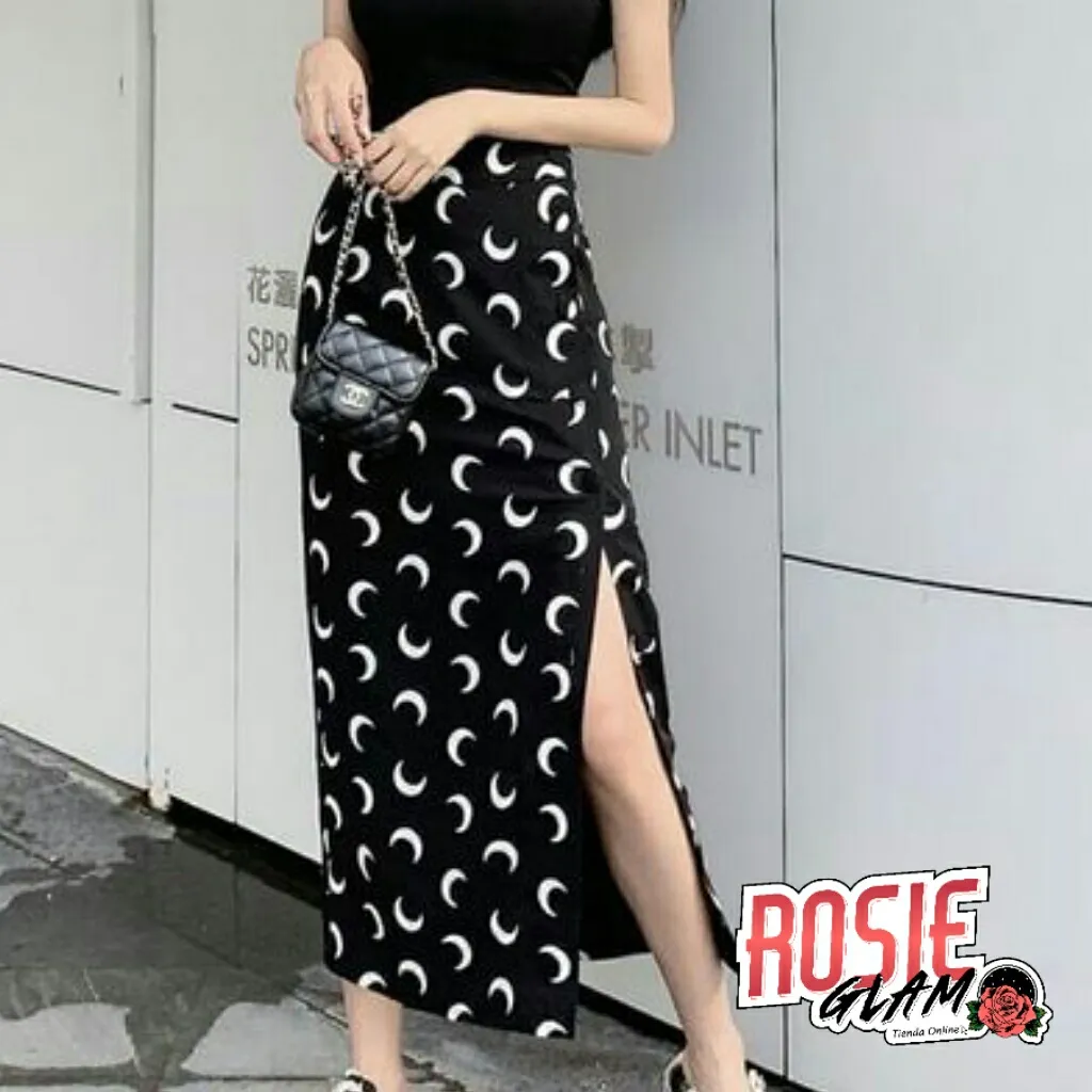 FALDA LARGA MOON  ROSIEGLAM