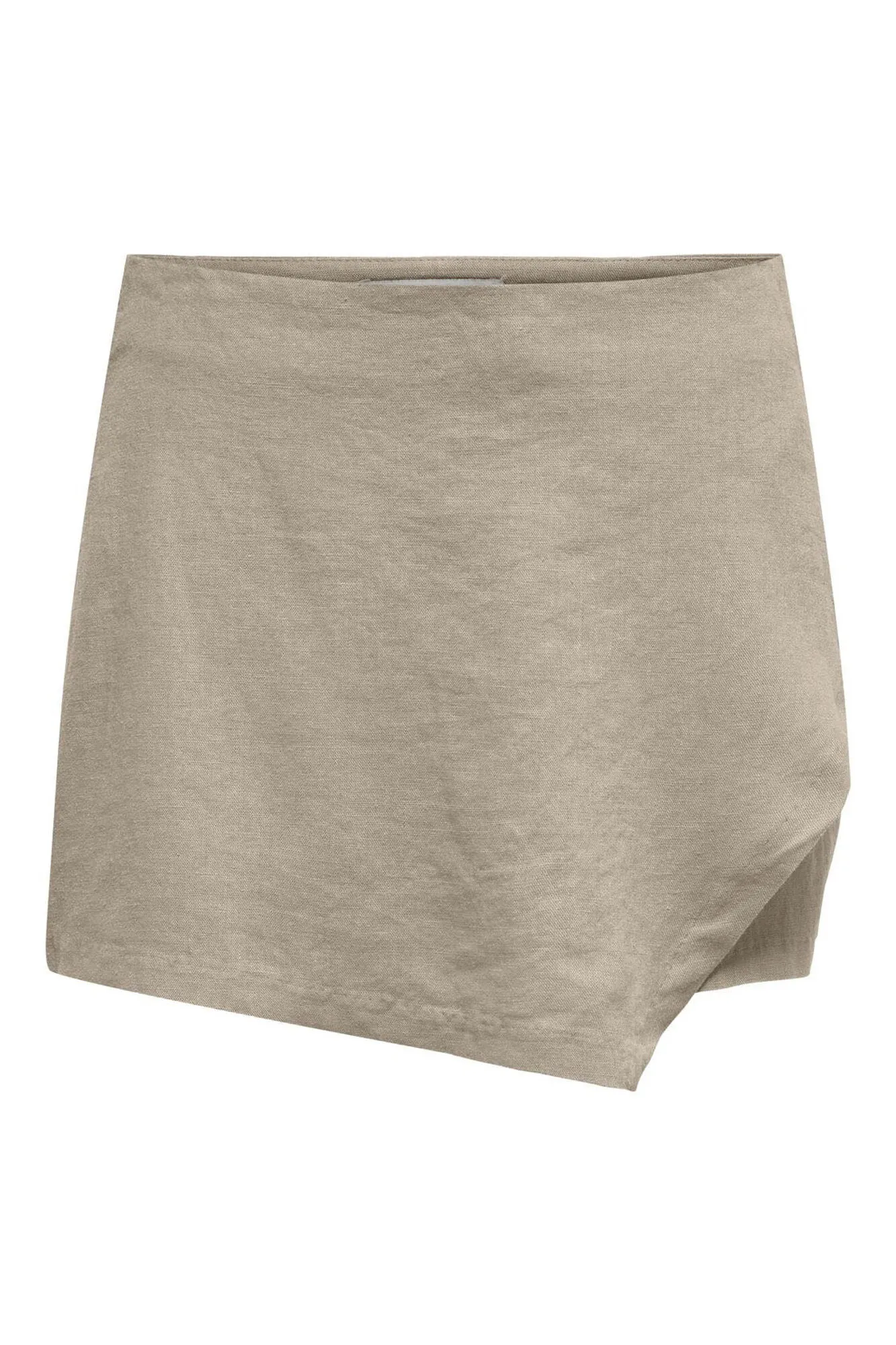 Falda pantalón de lino