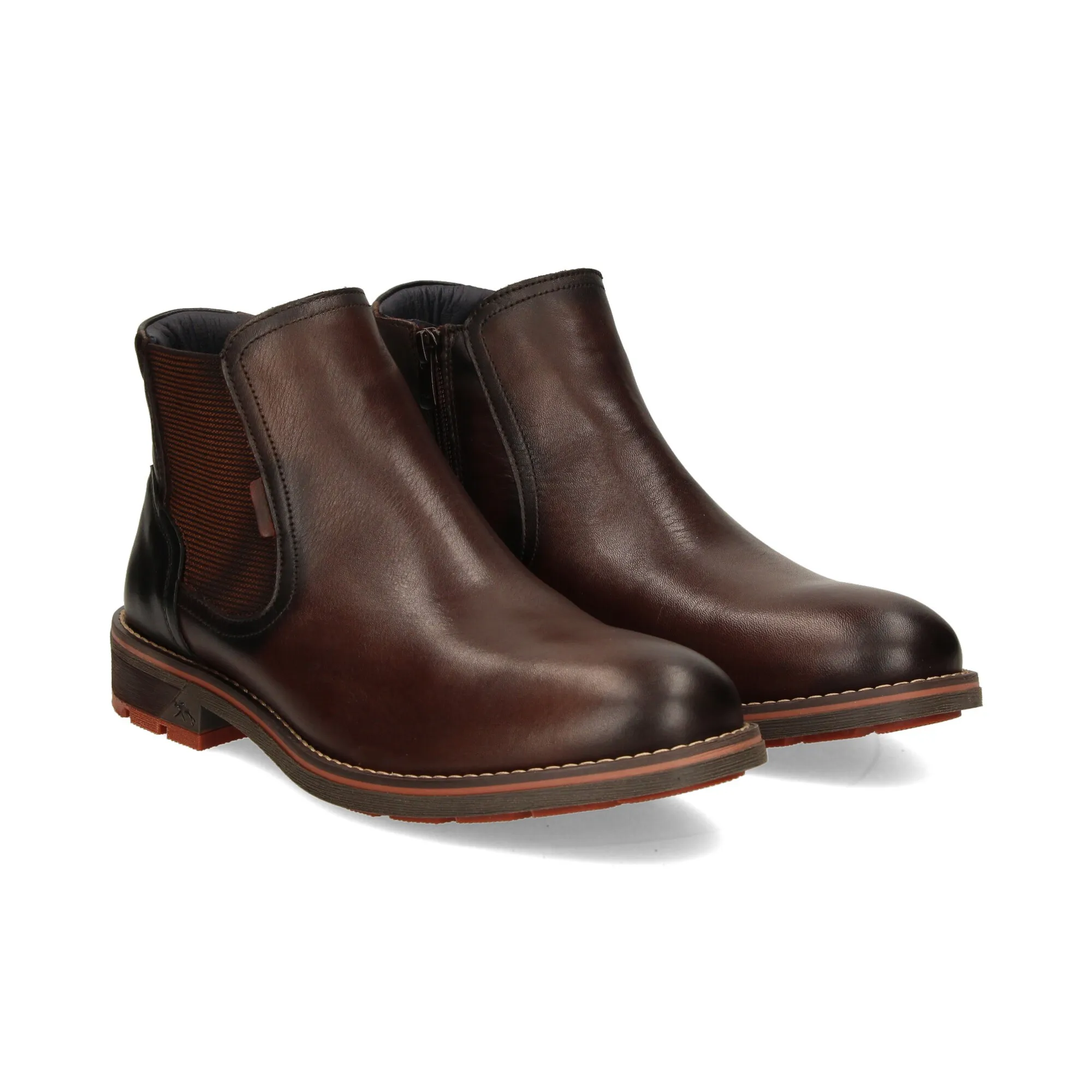FLUCHOS Botines de Hombre MARRON