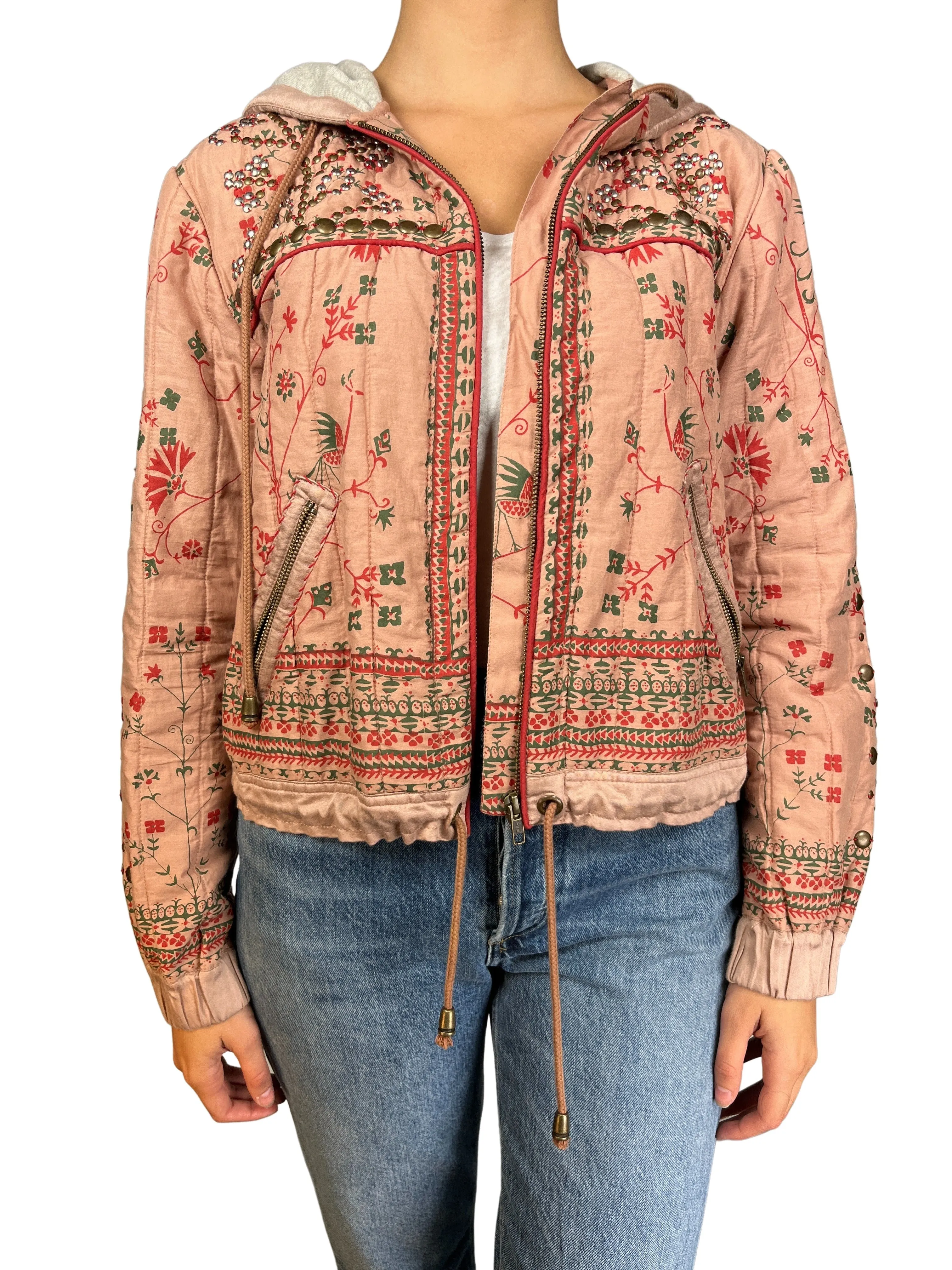 FREE PEOPLE Chaqueta Aplicaciones