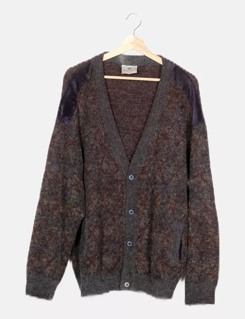 Giannelli Chaqueta de punto estampada