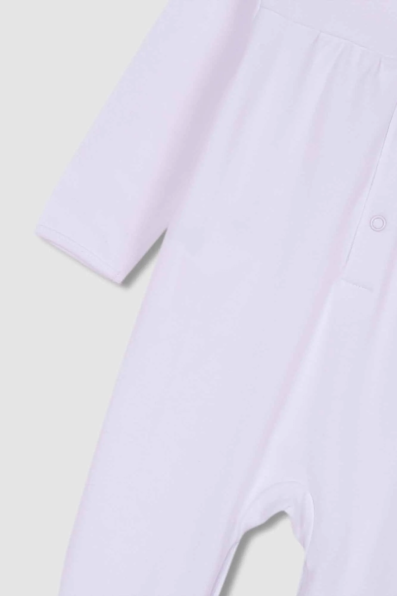 Gocco Pijama Con Cuello Bordado Blanco Optico