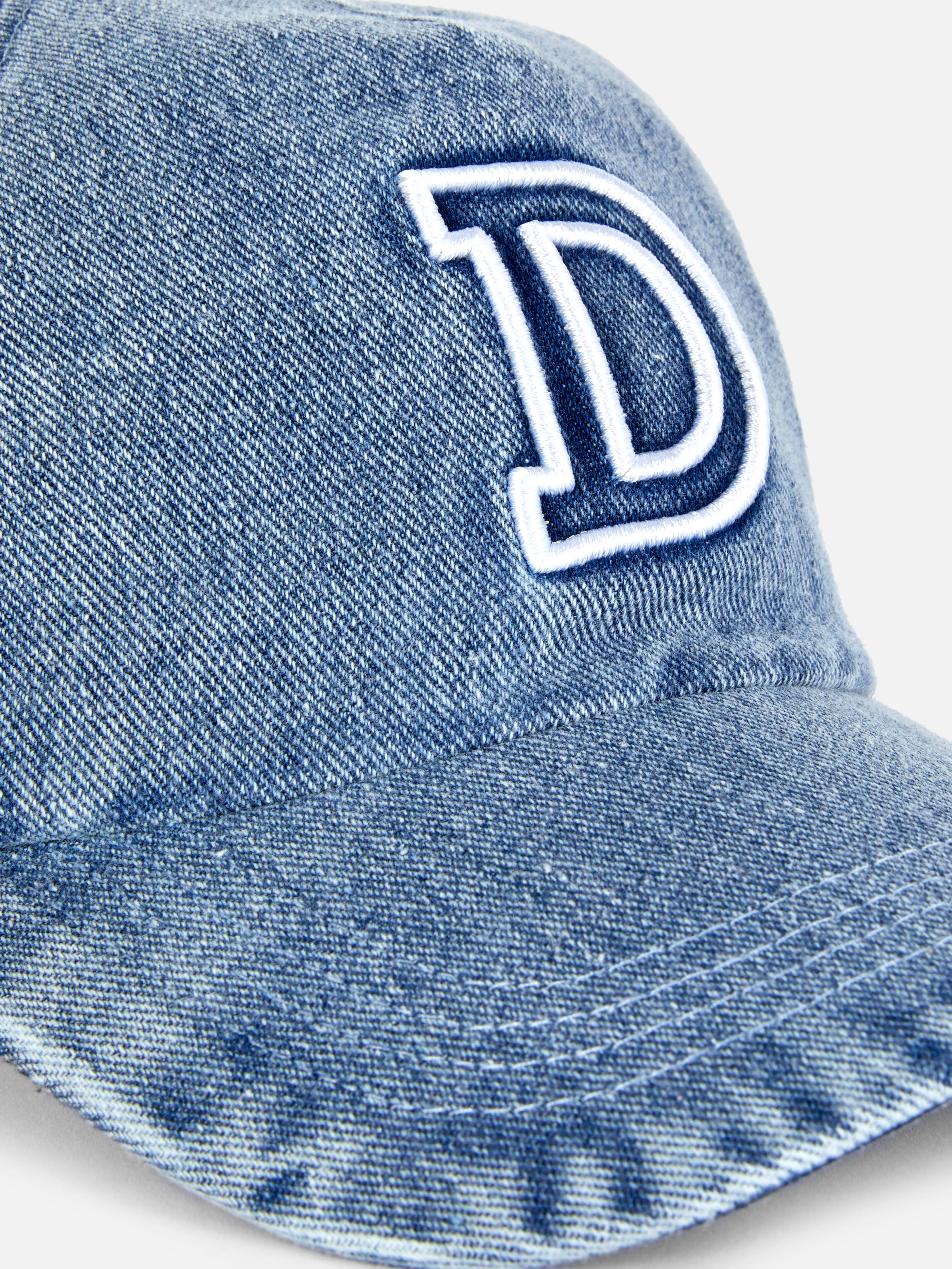 Gorra de béisbol vaquera con inicial