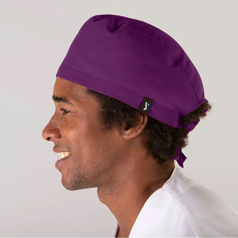 GORRO QUIRóFANO MORADO CON TIRAS  GARY'S