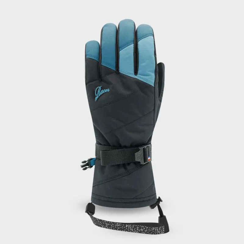 GUANTES DE ESQUí RACER NATIVE 4 GORETEX (NEGRO/AZUL) MUJER