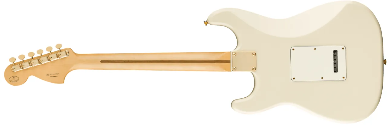 Guitarra Electrica Fender Mahogany Blacktop Stratocaster® HHH, Pau Ferro Fingerboard, Olympic White with Gold Hardware 014790250