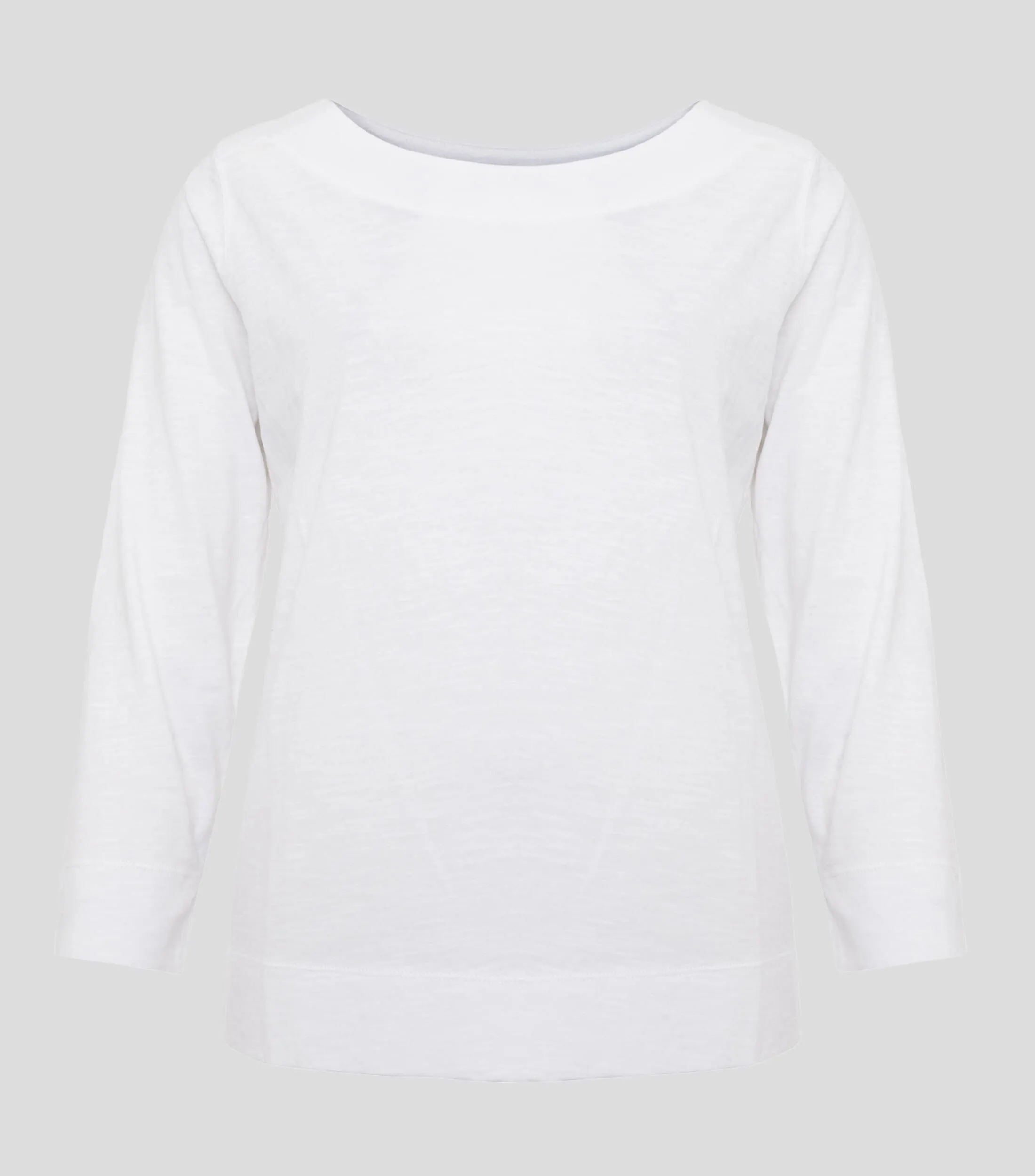 Hobbs Playera lisa de manga 7,8 Mujer