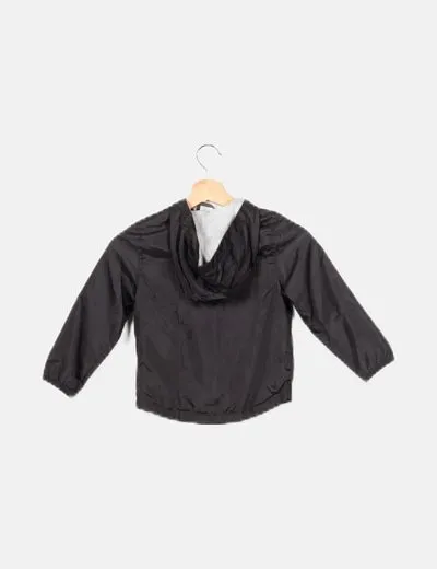 Inextenso Chaqueta impermeable negra