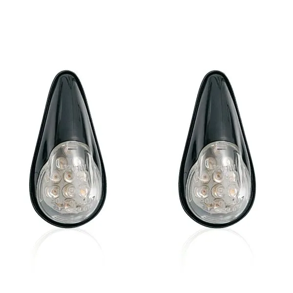 Intermitentes para moto Chaft Bullet Negro 