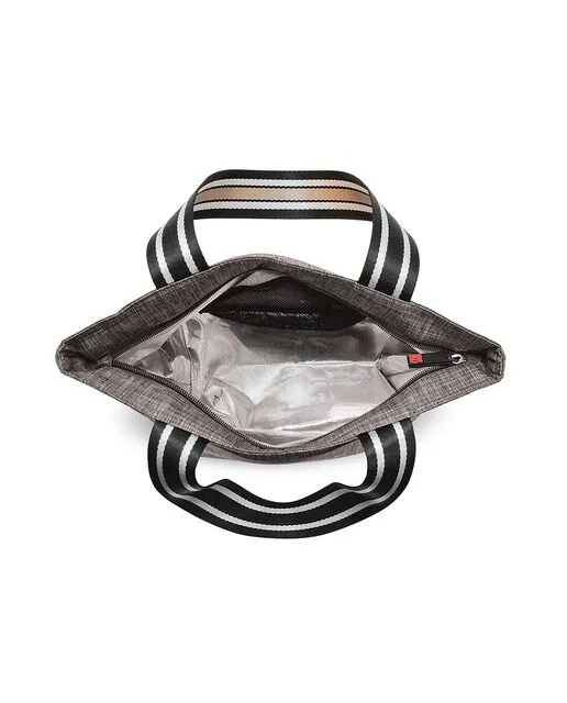 Iris Lunchbag tote jaspeado gris