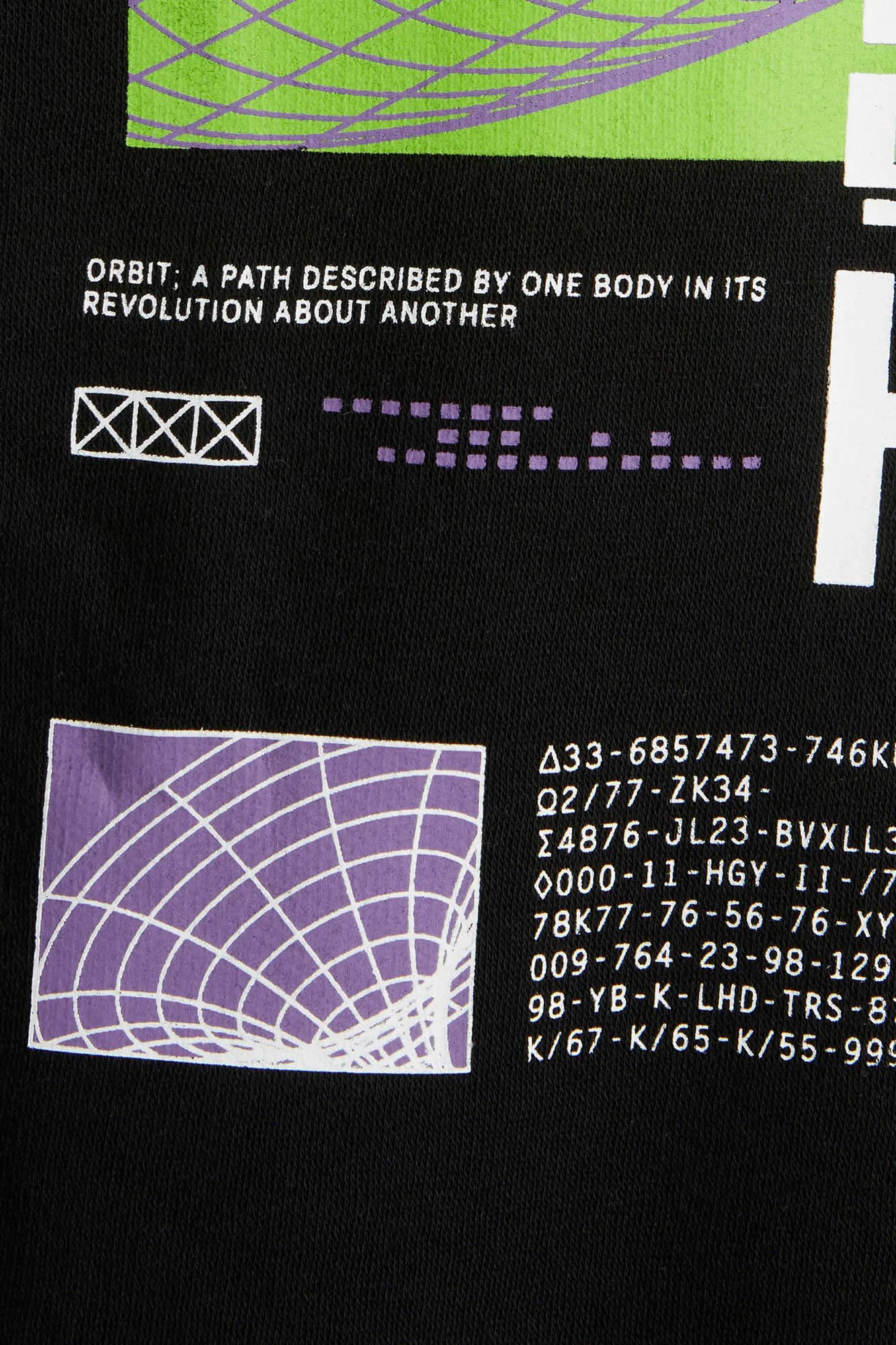 Jack & Jones Sudadera cuello redondo print universo