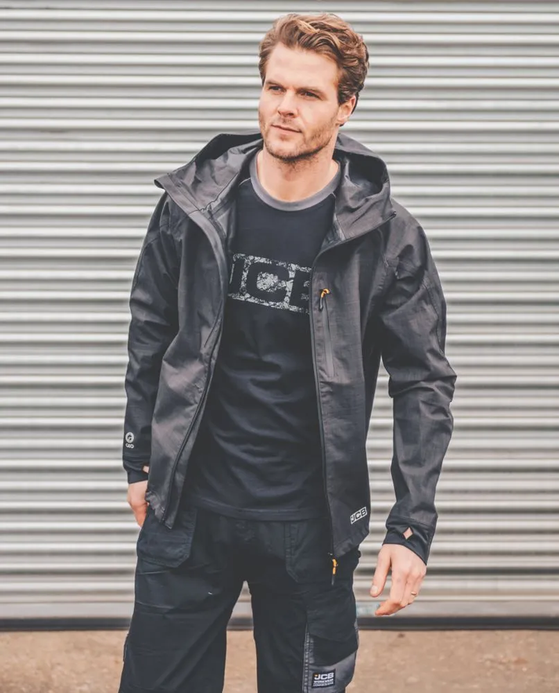 JCB Sitemaster, chaqueta, negro, talla M (pecho 42