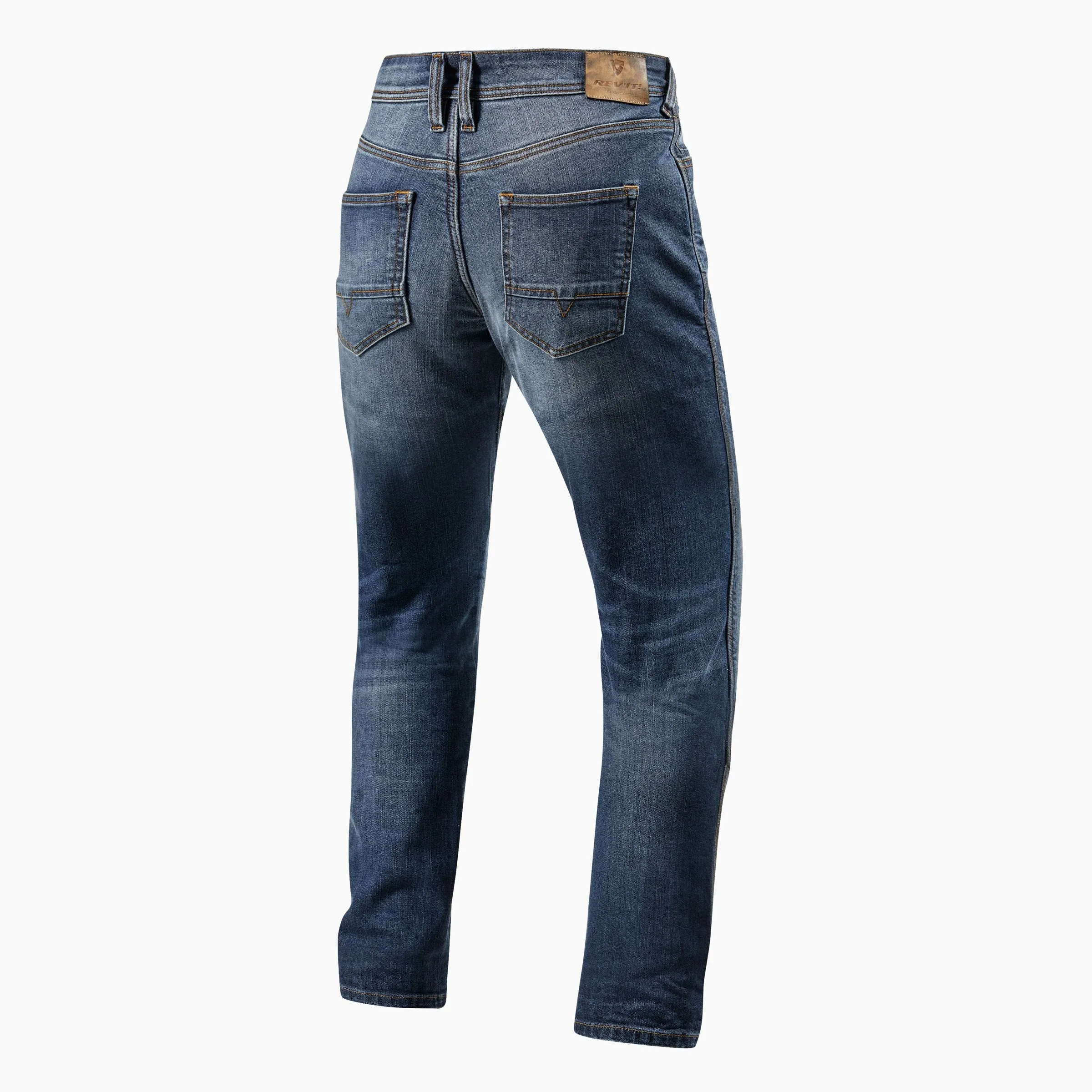 Jeans da moto basilari per uomo, confortevoli e con taglio slim