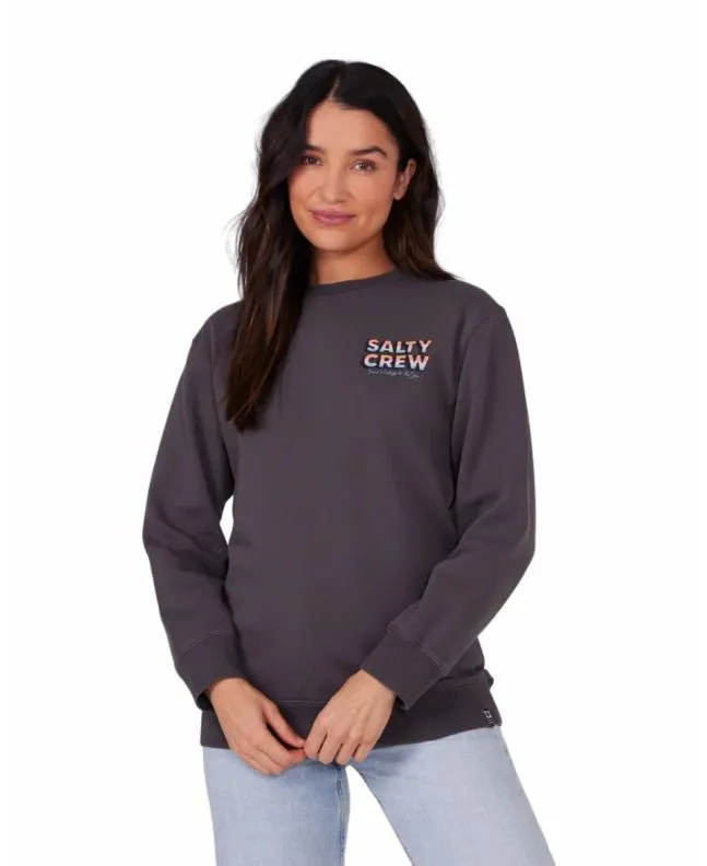 Jersey Oversize Salty Crew Summertime Premium Crew Faded Black