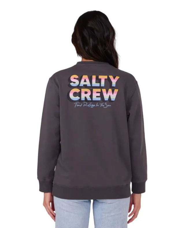 Jersey Oversize Salty Crew Summertime Premium Crew Faded Black