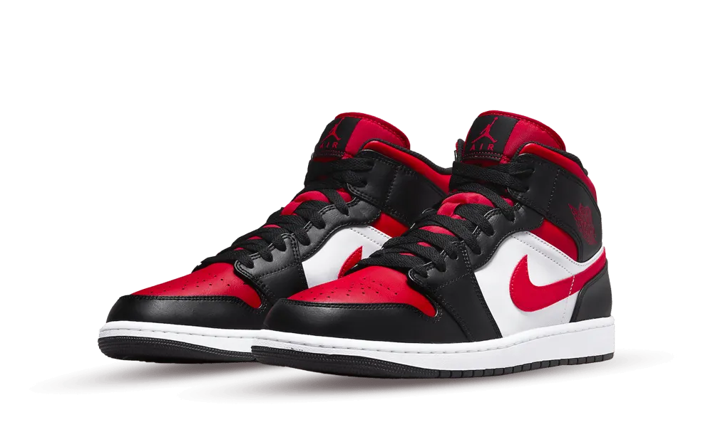 JORDAN 1 MID  ALTERNATE BRED TOE (FIRE)