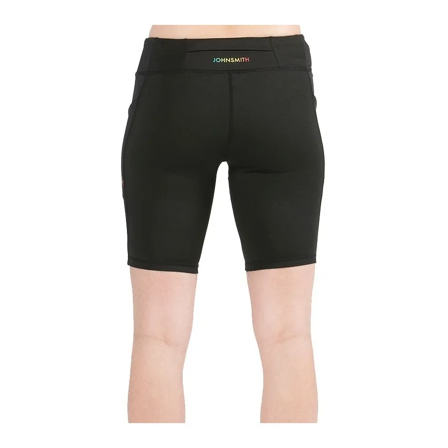J.Smith Pantalón Corto Mujer AUCILE NEGRO ESTAMPADO