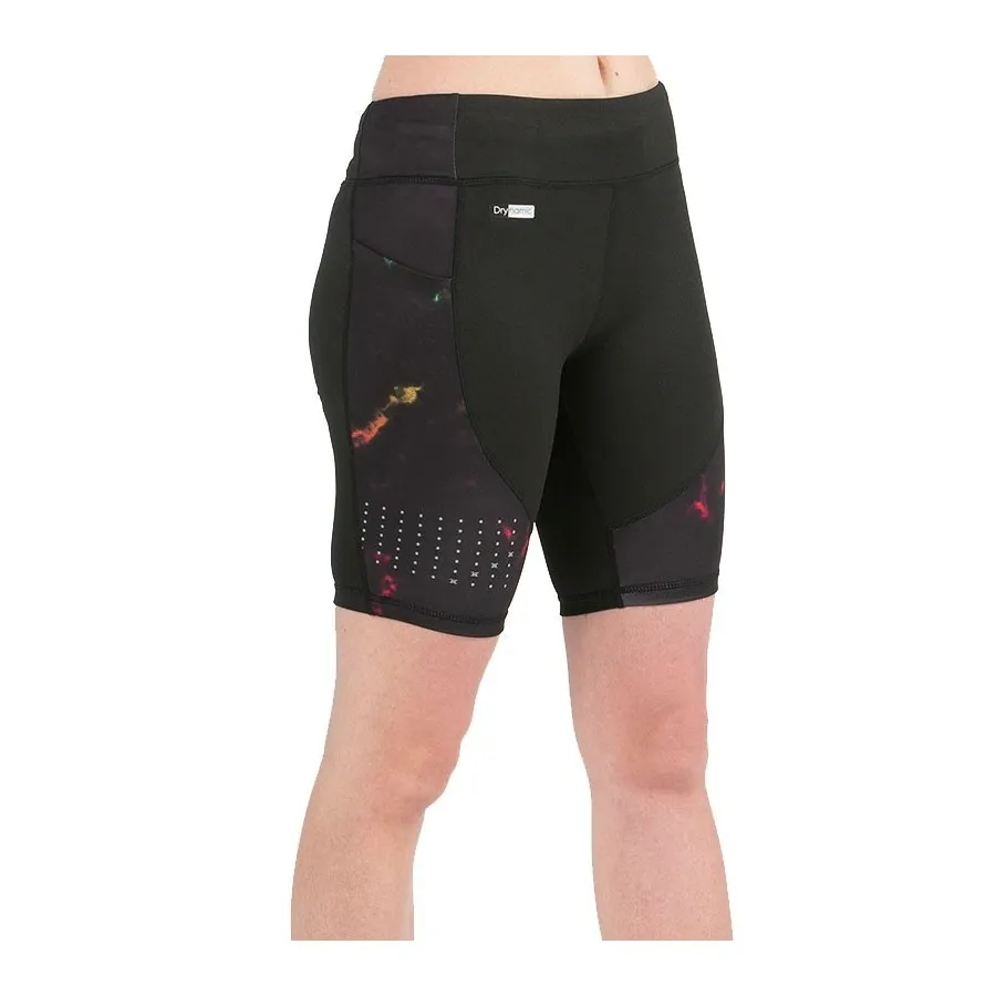 J.Smith Pantalón Corto Mujer AUCILE NEGRO ESTAMPADO