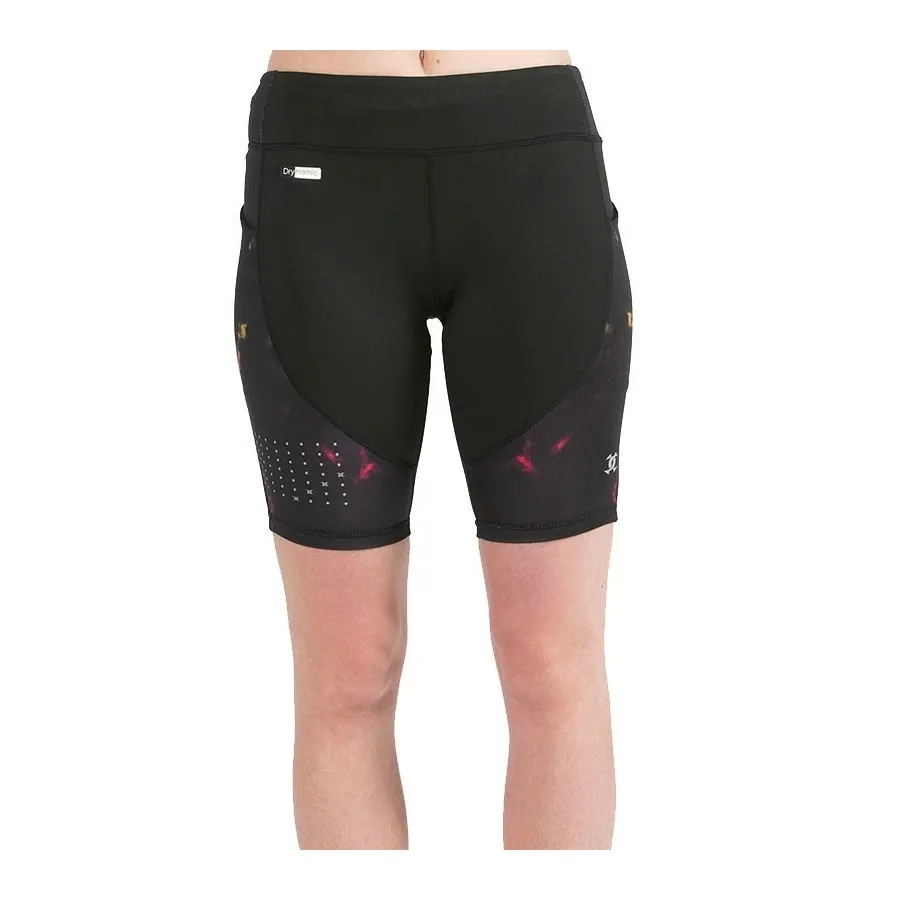 J.Smith Pantalón Corto Mujer AUCILE NEGRO ESTAMPADO